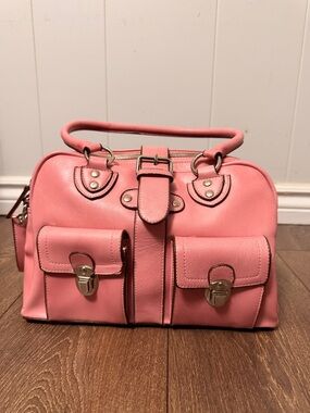 Chic Bubblegum Pink Barbie Core Satchel + Crossbody Strap Y2K